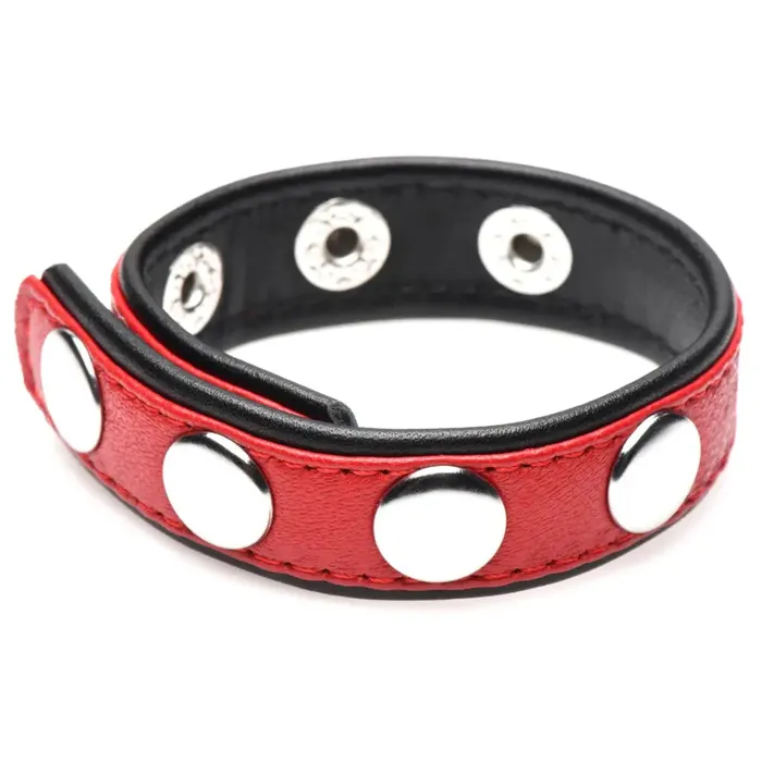 Male Sex Toys Strict Leather Leather Speed Snap Cock Ring