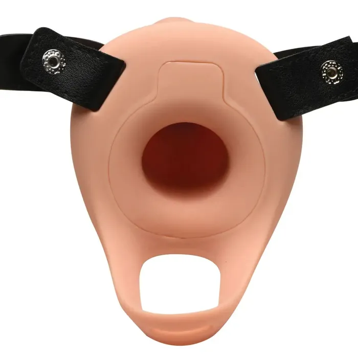 Male Sex Toys XR Brands 2 Inch Erection 28x Realistic Vibrating Silicone Penis Sheath With Remote