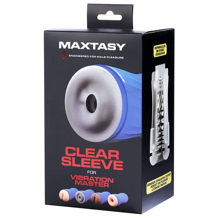 Maxtasy Male Sex Toys Maxtasy Clear Standard Sleeve For Vibration Master