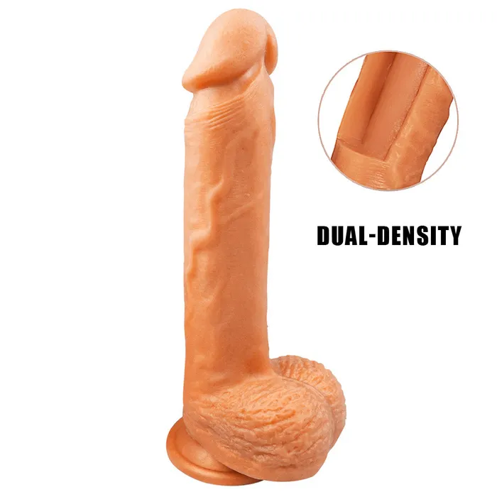 Modi Female Sex Toys B49 Realistic Gold Dualdensity Liquid Silicone Suction Cup Dildo with Balls 87 Inch Modi Female Sex Toys B49 Realistic Gold Dualdensity Liquid Silicone Suction Cup Dildo with Balls 87 Inch