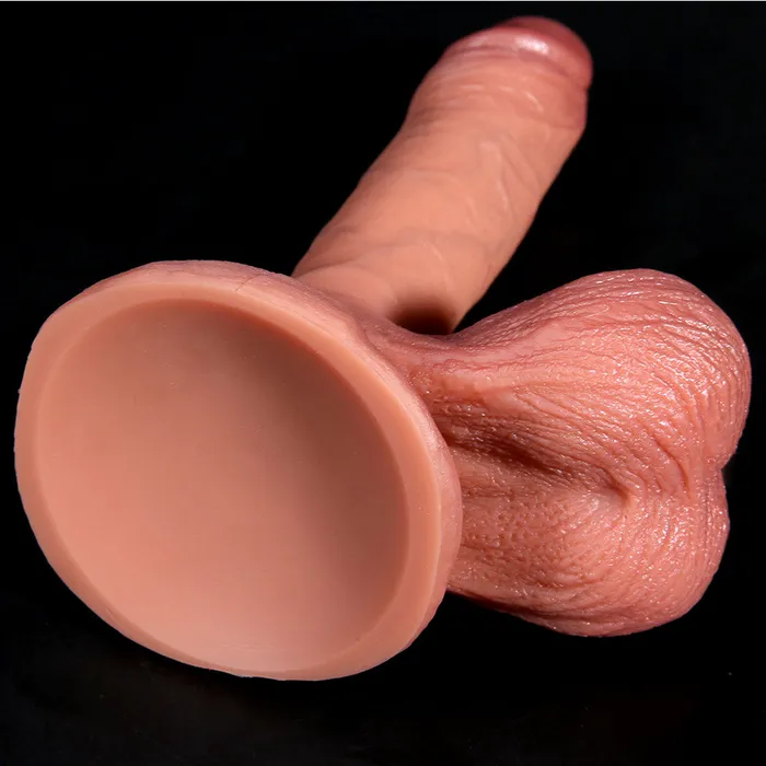 Modi L92 Large Top Realistic Soft Skin Texture Liquid Silicone Strong Suction Cup Dildo with Big Balls 10 Inch Dildos