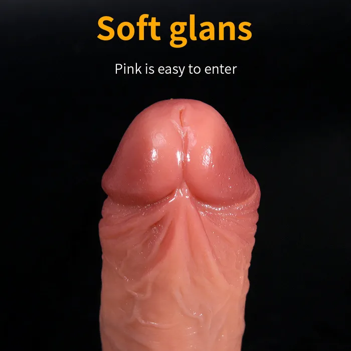 Modi L92 Large Top Realistic Soft Skin Texture Liquid Silicone Strong Suction Cup Dildo with Big Balls 10 Inch Dildos