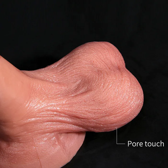 Modi L92 Large Top Realistic Soft Skin Texture Liquid Silicone Strong Suction Cup Dildo with Big Balls 10 Inch Dildos