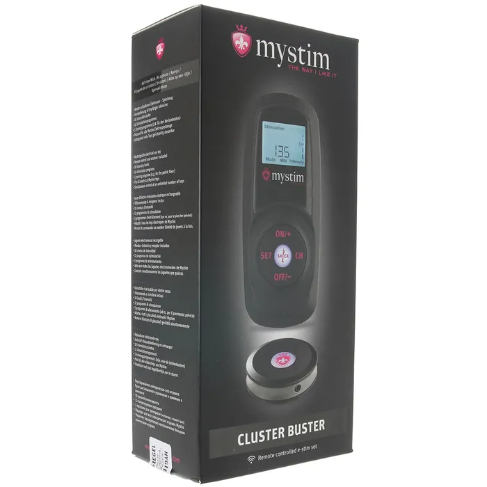 mystim Cluster Buster EStim Remote and Receiver Vibrators