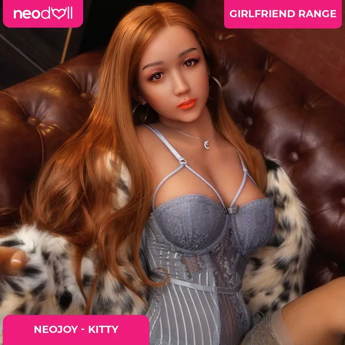 Neodoll Neodoll Girlfriend Kitty Silicone TPE Hybrid Sex Doll 166cm Tan Male Sex Toys