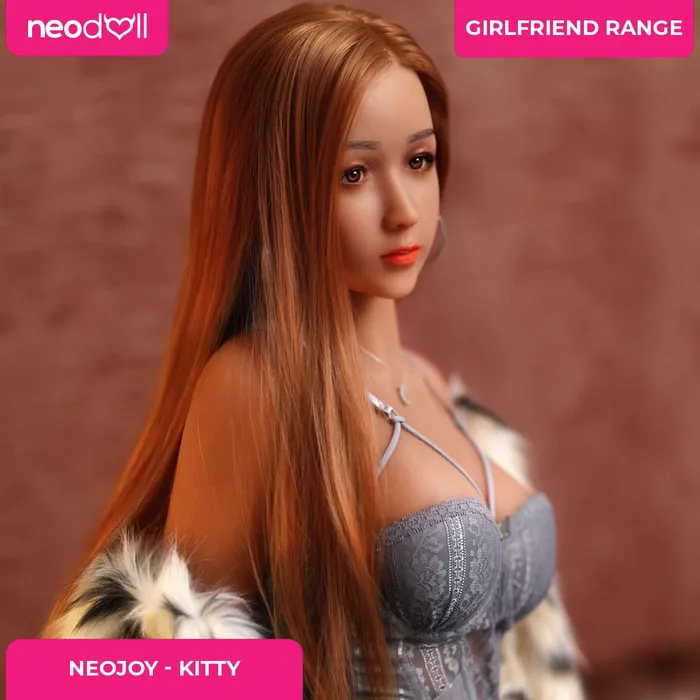 Neodoll Neodoll Girlfriend Kitty Silicone TPE Hybrid Sex Doll 166cm Tan Male Sex Toys