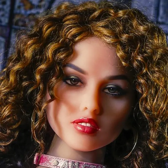 Neodoll Racy Selina Sex Doll Head M16 Compatible Light Brown Irontech Doll Male Sex Toys