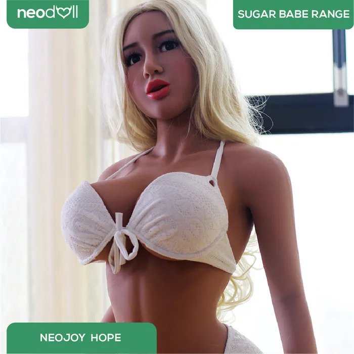 Neodoll Sugar Babe Male Sex Toys Neodoll Sugar babe Hope Realistic Sex Doll Gel Breast Uterus 158cmTan