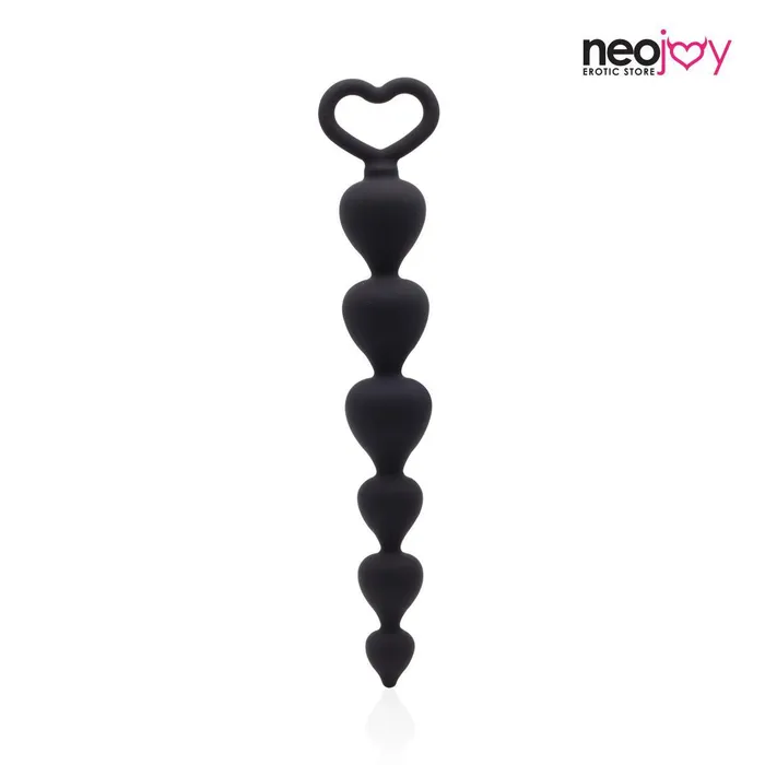 Neojoy Anal Neojoy Love Anal Beads Silicone Black 69 inch 1745cm