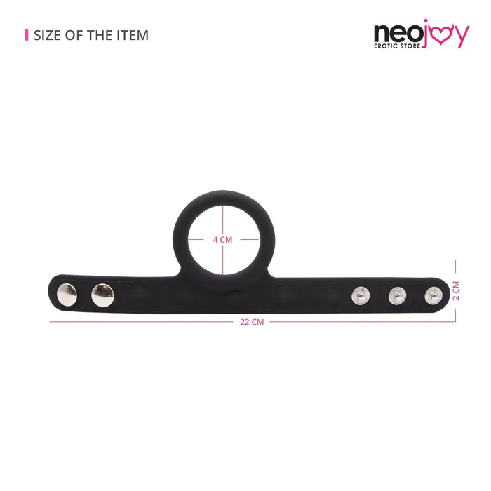 Neojoy Male Sex Toys Neojoy Bondage Adjustable Silicone Penis Ring Male Sex Toy Medium