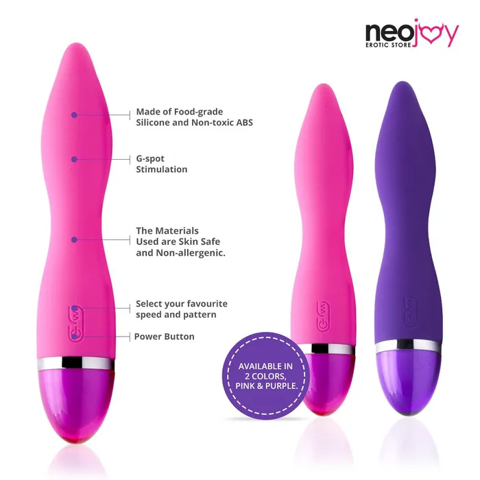 Neojoy NeoJoy 9 Function Vibrator Silicon USB Rechargeable Female Sex Toys