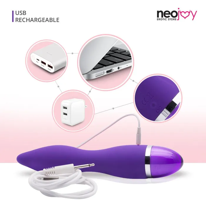 Neojoy NeoJoy 9 Function Vibrator Silicon USB Rechargeable Female Sex Toys