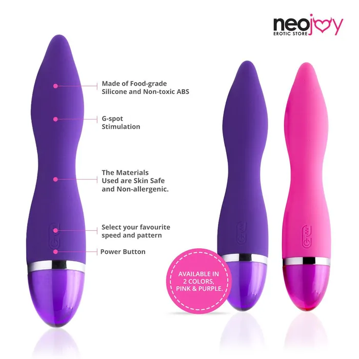 Neojoy NeoJoy 9 Function Vibrator Silicon USB Rechargeable Female Sex Toys