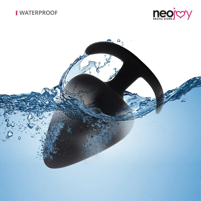 Neojoy Neojoy Slim Beginner Range Anal Silicon Plug Black Extra Large 43 inch 11 cm Anal