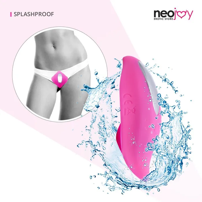 Neojoy Vibrators NeoJoy Leaf Vibrator Silicon 9 Vibration Function USB Rechargeable Pink