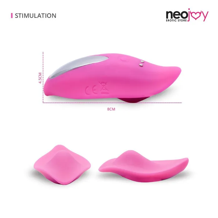Neojoy Vibrators NeoJoy Leaf Vibrator Silicon 9 Vibration Function USB Rechargeable Pink