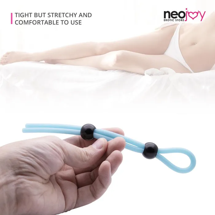 Neojoy Vibrators Neojoy Long Silicone Lasso 6mm Blue Orange
