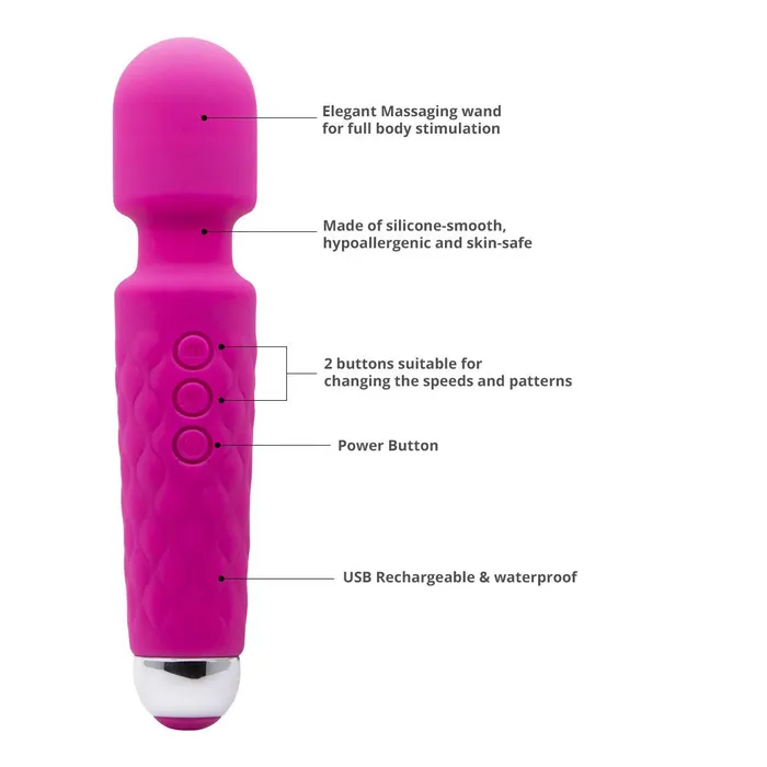 Neojoy Vibrators Neojoy Magic MiniWand vibe Pink V2Massager Neojoy Vibrators Neojoy Magic MiniWand vibe Pink V2Massager