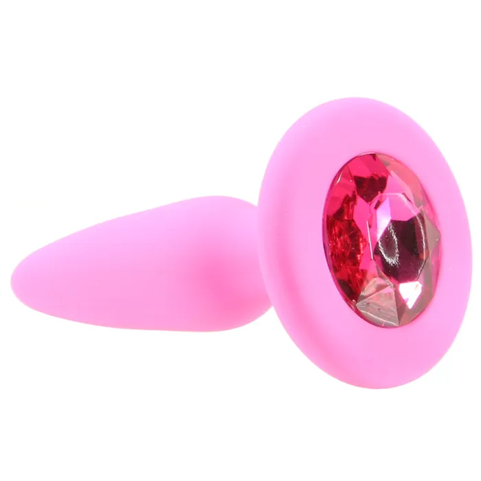 ns novelties Glams Mini Pink Gem Silicone Butt Plug Anal ns novelties Glams Mini Pink Gem Silicone Butt Plug Anal
