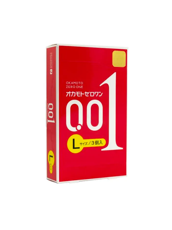 Okamoto 001 Large NonLatex Condoms 3 pack Okamoto Male Sex Toys