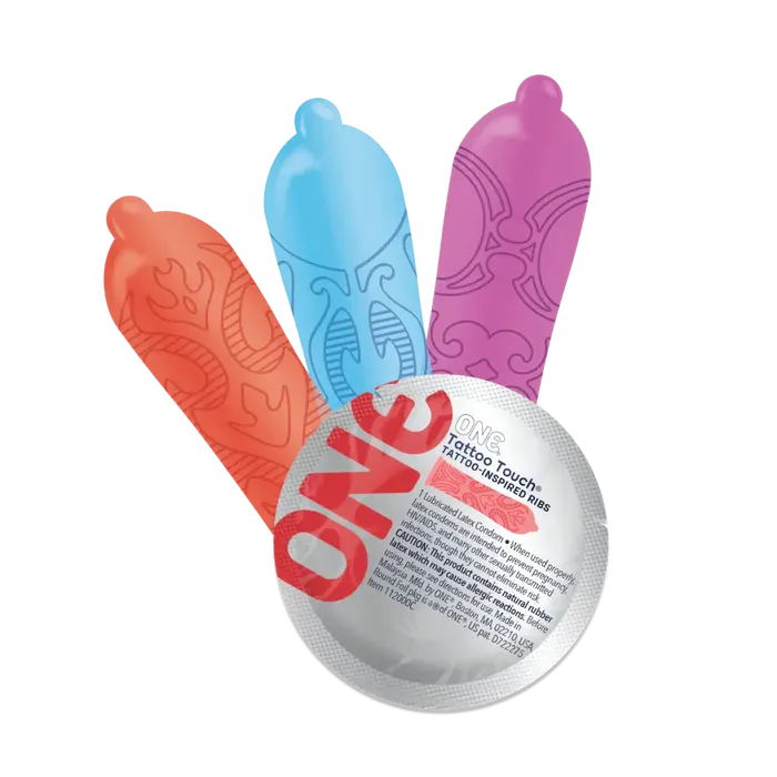 ONE One Tattoo Touch Condoms Vibrators