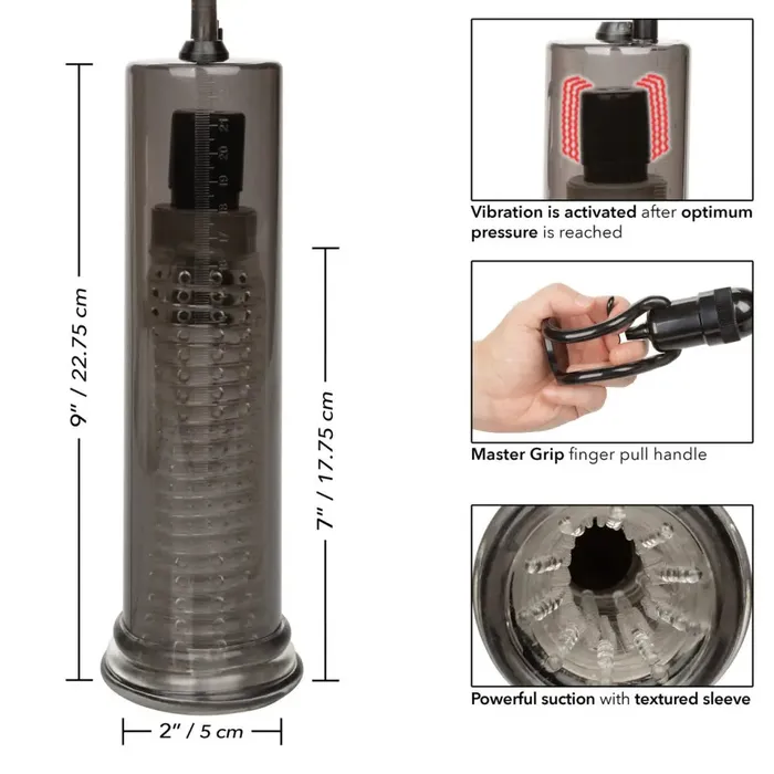 Optimum Series Vibro Air Pump CalExotics Male Sex Toys
