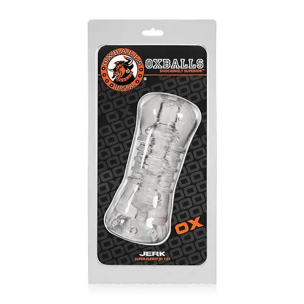 OXBALLS Male Sex Toys OxBalls Jerk Masturbator Clear OXBALLS Male Sex Toys OxBalls Jerk Masturbator Clear