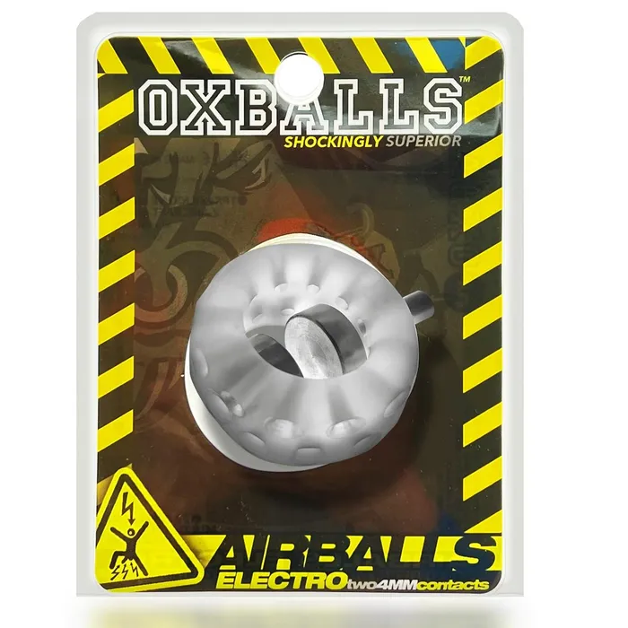 Oxballs OXBALLS Airball Electro Clear Ice Dildos Oxballs OXBALLS Airball Electro Clear Ice Dildos
