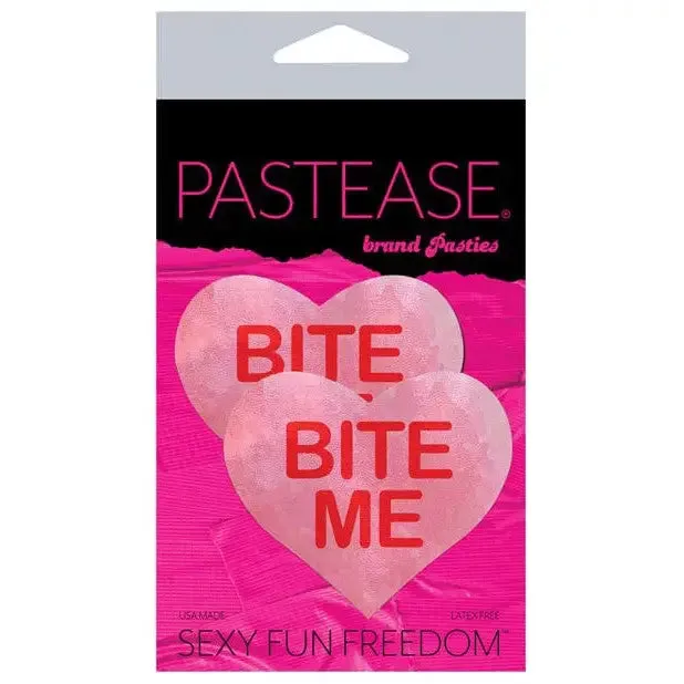 Pastease Vibrators Pastease Premium Bite Me Heart Pinkred Os