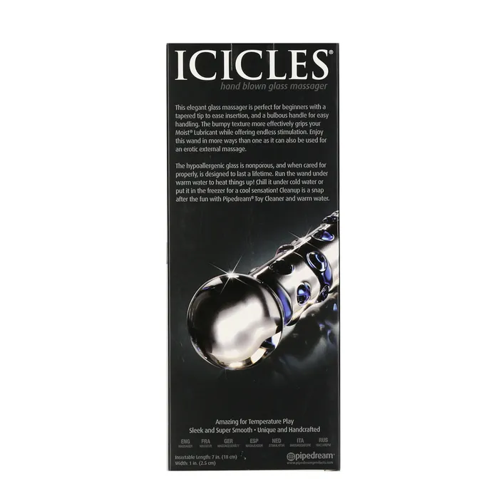 Pipedream Products Dildos Pipedream Icicles No 50 Hand Blown Glass Massager