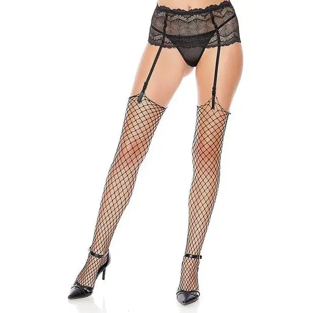 Popsi Lingerie Vibrators Popsi Lingerie Unfinished Diamond Net Thigh High