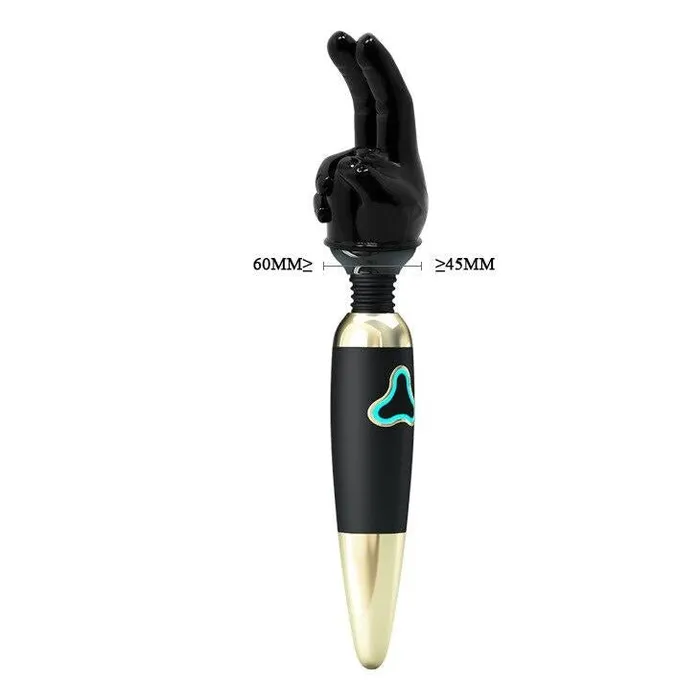 Power Head Wand Massager Head Double Finger Female Sex Toys