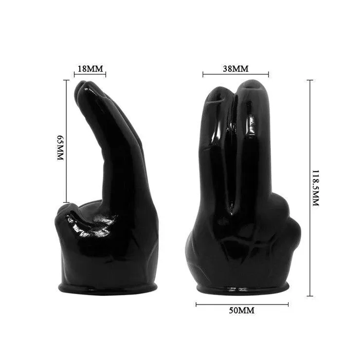 Power Head Wand Massager Head Double Finger Female Sex Toys
