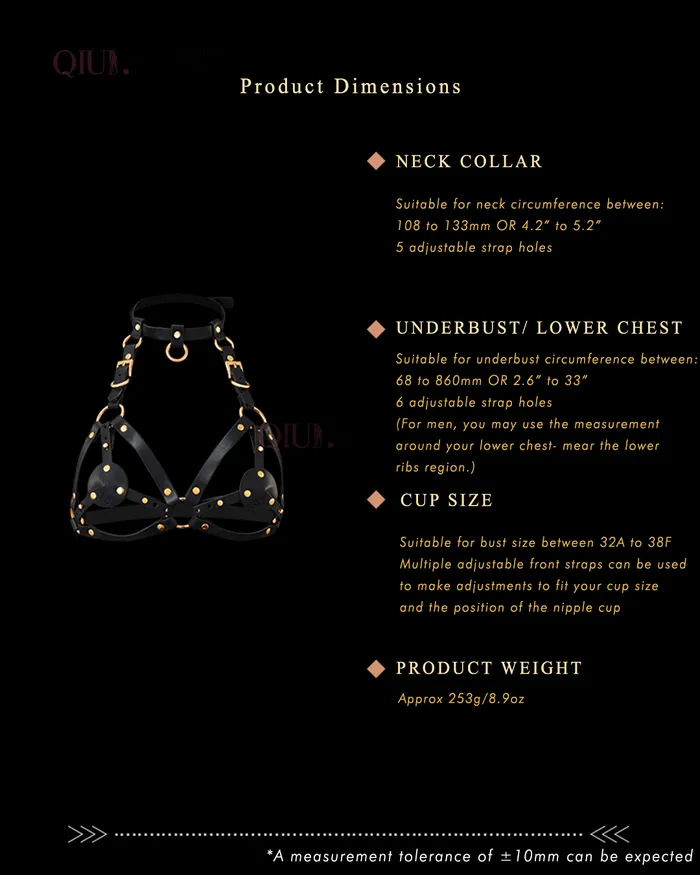 Qiuistore Female Sex Toys Queens Harness