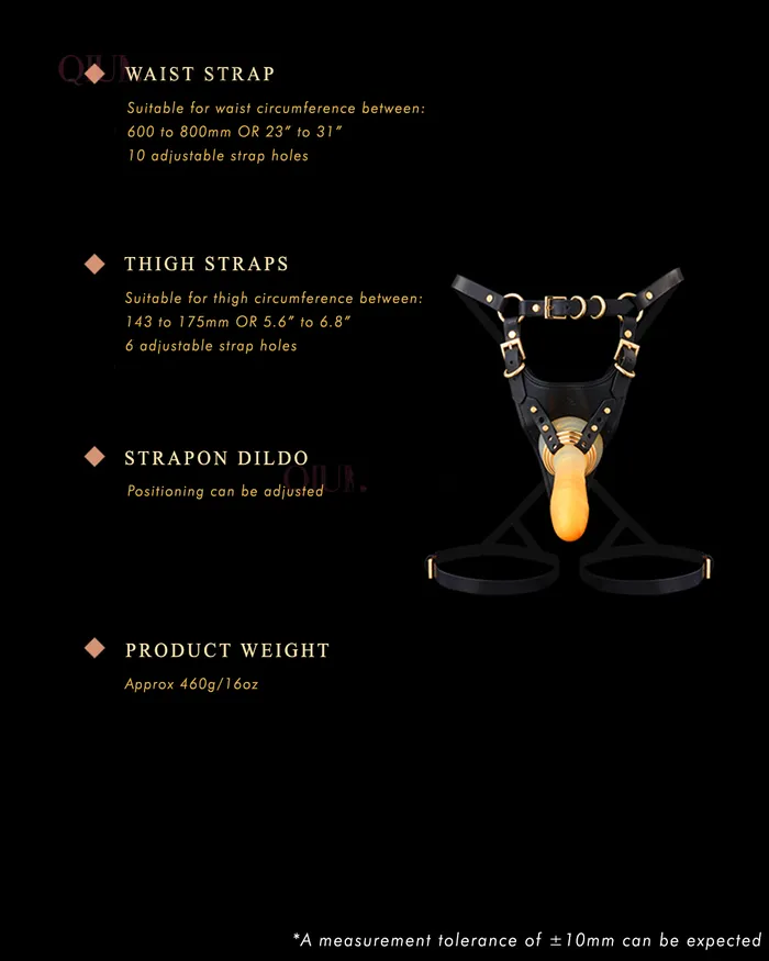 Qiuistore Female Sex Toys Queens Harness