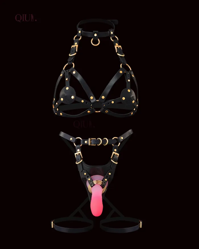 Qiuistore Female Sex Toys Queens Harness