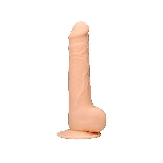 Realrock Dildos Realrock Silicone Dildo with Balls 7 Dual Density Flesh