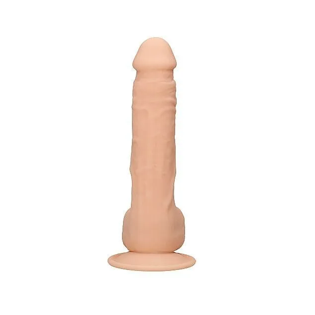 Realrock Dildos Realrock Silicone Dildo with Balls 7 Dual Density Flesh