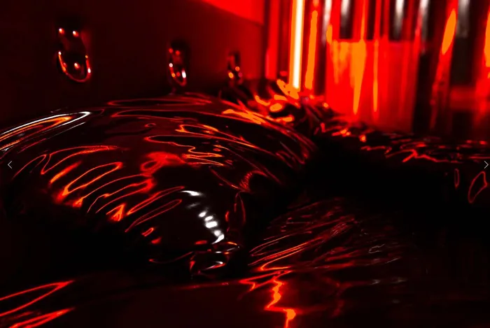 REGULATION Anal Latex Rubber Pillow Case Black