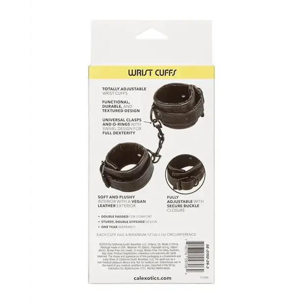 Restraints CalExotics Boundless Wrist Cuffs Black