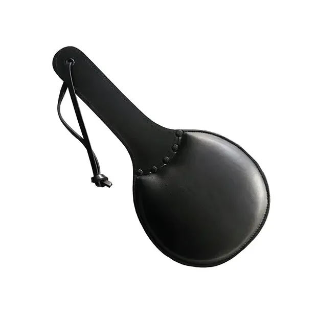 Restraints Rouge Group Ltd Rouge Leather Padded Ping Pong Paddle Black
