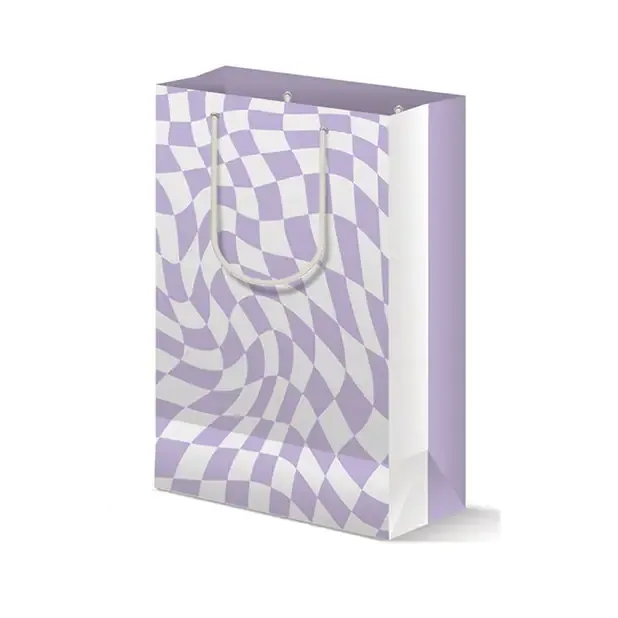 Retro Purple Gift Bag KushKards Vibrators