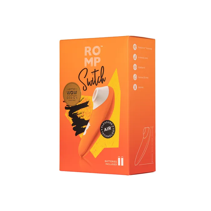 ROMP Female Sex Toys ROMP Switch Clitoral Stimulator Orange