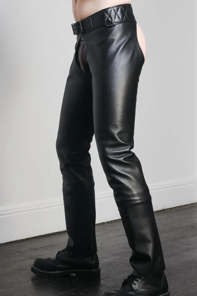 Rufstok Anal Vonderwald Leather Chaps Slim Fit Made to Order Rufstok Anal Vonderwald Leather Chaps Slim Fit Made to Order