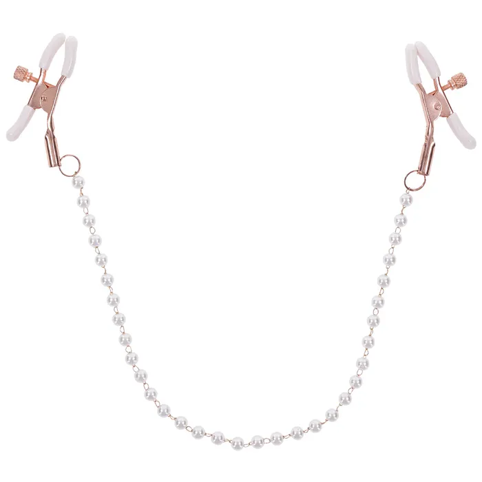SM Peaches n CreaMe Pearl Nipple Clamps Sex Mischief Nipple Clitoral Toys