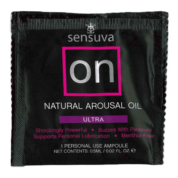 Sensuva ON Natural Arousal Oil For Her Ultra Foil 05ml0002 fl oz Sensuva Female Sex Toys Sensuva ON Natural Arousal Oil For Her Ultra Foil 05ml0002 fl oz Sensuva Female Sex Toys
