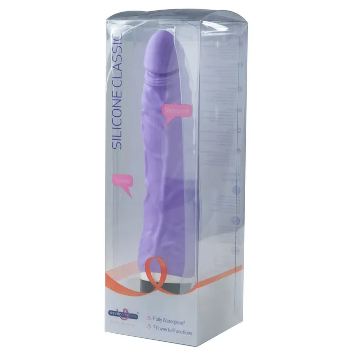 Seven Creations Silicone Classic Vibe Purple Seven Creations Vibrators