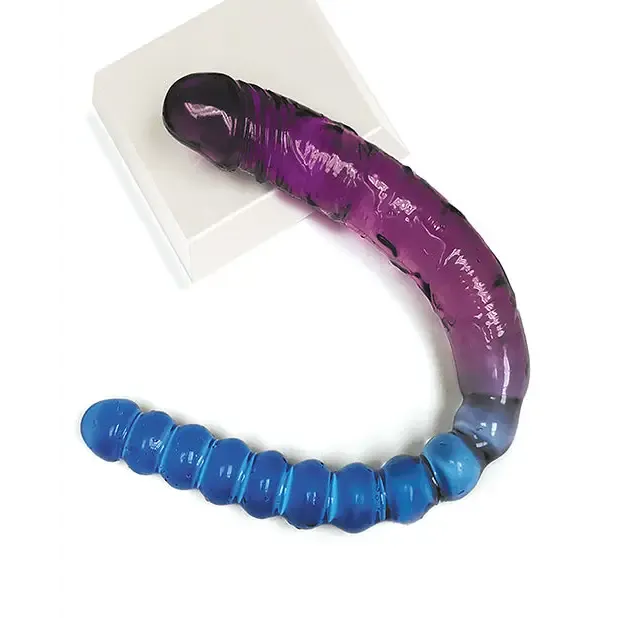 Shades Jelly Tpr Gradient Double Dong Icon Brands INC Dildos Shades Jelly Tpr Gradient Double Dong Icon Brands INC Dildos