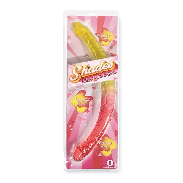 Shades Jelly Tpr Gradient Double Dong Icon Brands INC Dildos Shades Jelly Tpr Gradient Double Dong Icon Brands INC Dildos