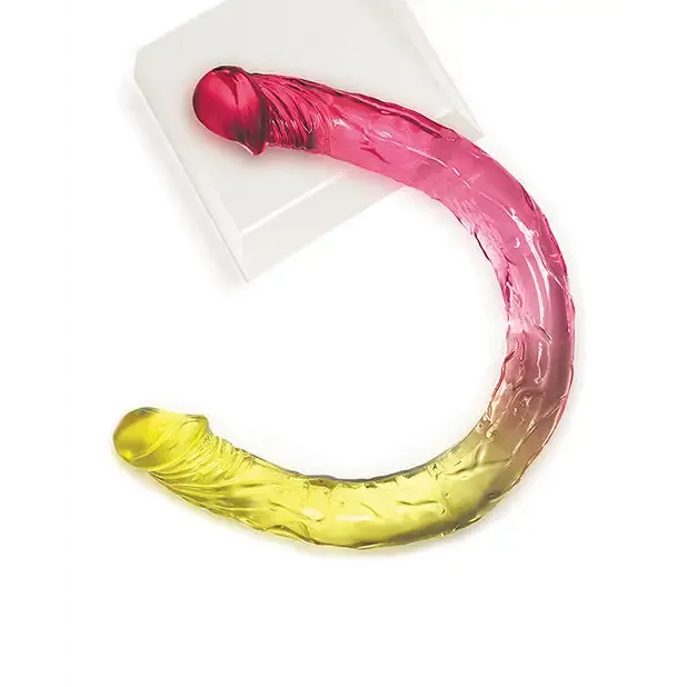 Shades Jelly Tpr Gradient Double Dong Icon Brands INC Dildos Shades Jelly Tpr Gradient Double Dong Icon Brands INC Dildos